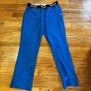 Greys Anatomy royal blue scrub pants
